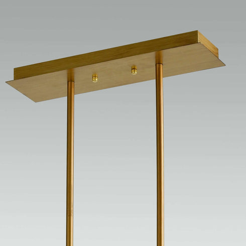 Modern Brushed Gold Chandelier for Kitchen Island